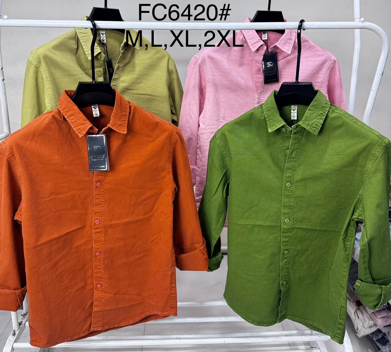 Washed Cotton Twill Casual Shirt