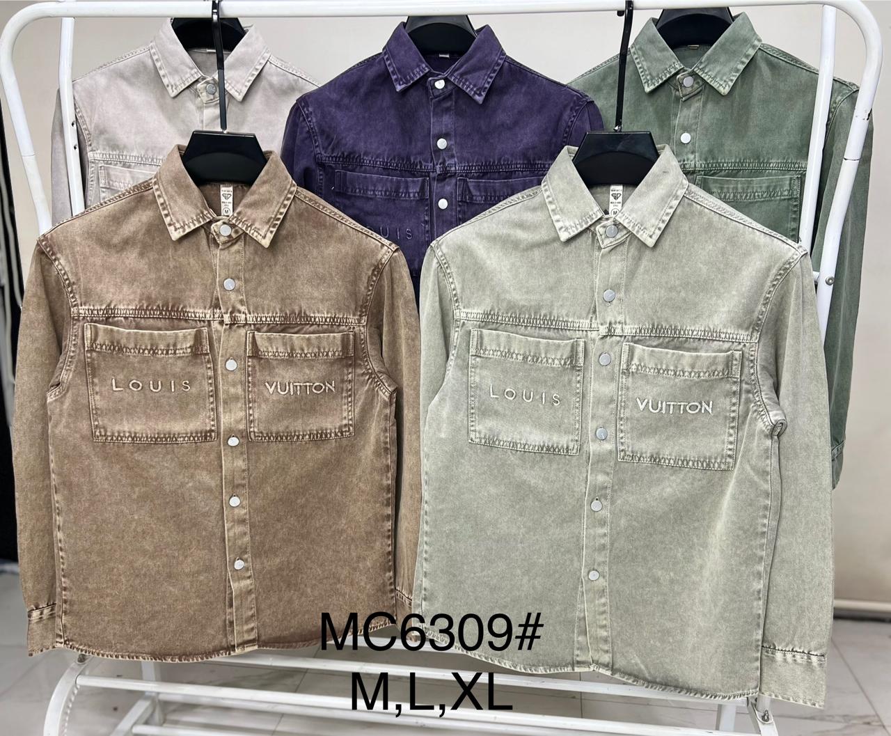Acid Wash Dual-Pocket Denim Shacket