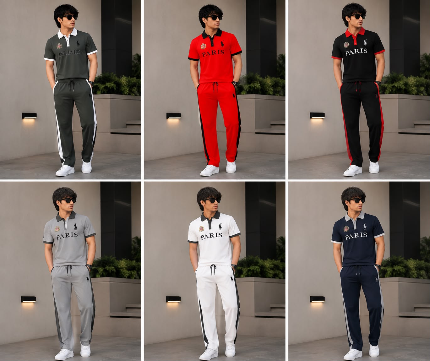 Paris Crest Polo Tracksuit